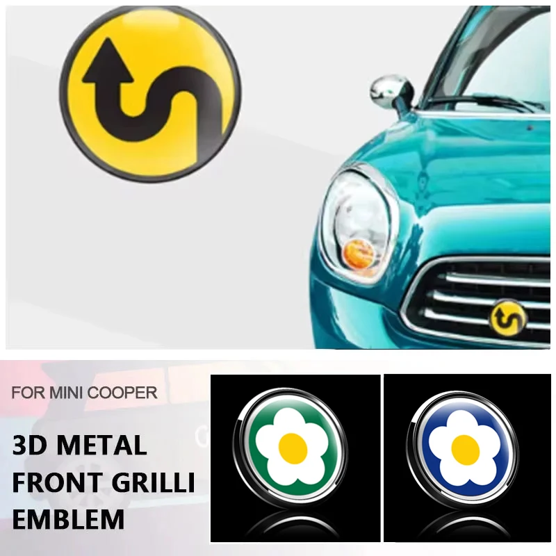 Metal 3D Front Grill Emblem Stickers Badge For MINI Cooper JCW S One Countryman For R60 R61 F55 F56 F60 Accessories Car Styling
Metal 3D Front Grill Emblem Stickers Badge For MINI Cooper JCW S One Countryman For R60 R61 F55 F56 F60 Accessories Car Styling