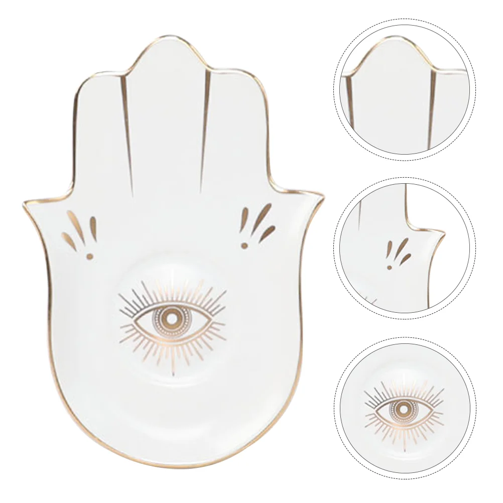 Ceramic Jewelry Tray Small Storage Plate for Rings Bracelets Home Decorative Lightweight Black White Stand
Ceramic Jewelry Tray Small Storage Plate for Rings Bracelets Home Decorative Lightweight Black White Stand