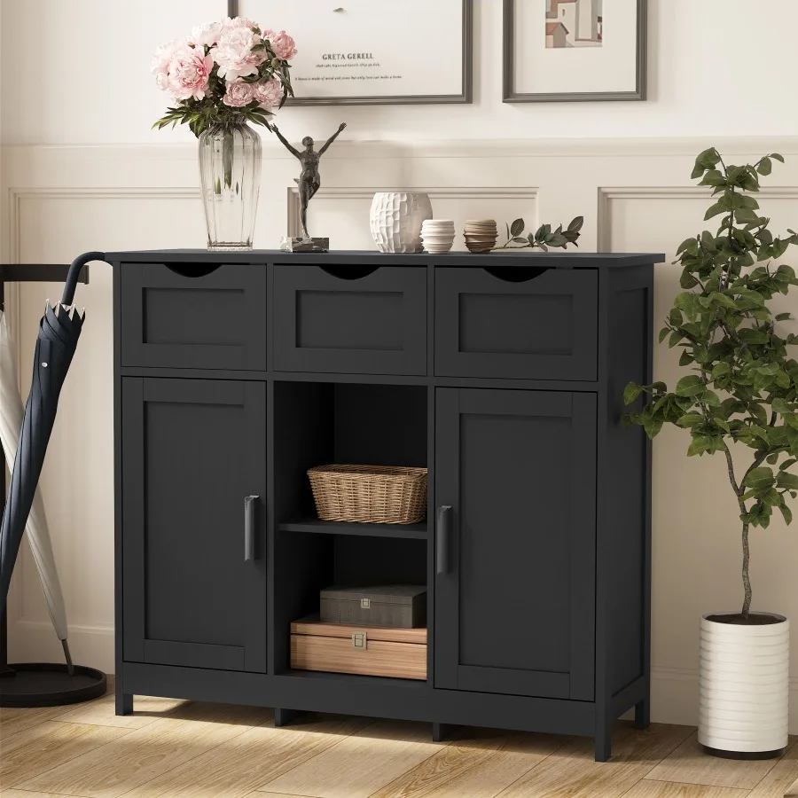 Storage Cabinets Wooden Floor Cabinet with Drawers and Shelves Storage Cabinets Accent Cabinet for Living Room Bedroom Bathroom
Storage Cabinets Wooden Floor Cabinet with Drawers and Shelves Storage Cabinets Accent Cabinet for Living Room Bedroom Bathroom