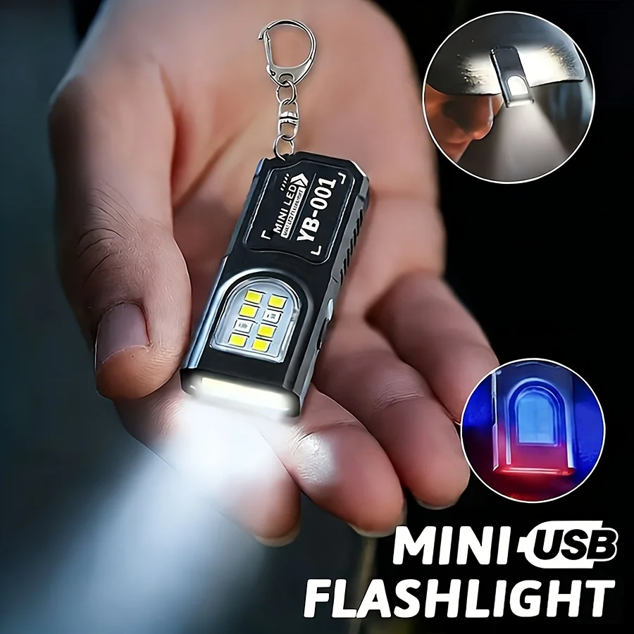 Rechargeable Mini Keychain Flashlight, Compact Night Light for Night Work, Running, Walking, Camping, with Charging
Rechargeable Mini Keychain Flashlight, Compact Night Light for Night Work, Running, Walking, Camping, with Charging