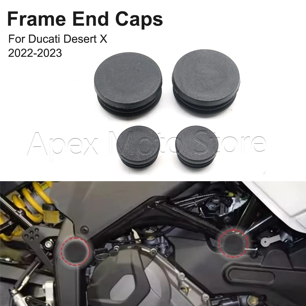 Motorcycle Accessories Frame Hole Cover Caps Plug Decorative Frame Cap Set For Ducati Desert X Desert-X DesertX 2022 2023
Motorcycle Accessories Frame Hole Cover Caps Plug Decorative Frame Cap Set For Ducati Desert X Desert-X DesertX 2022 2023
