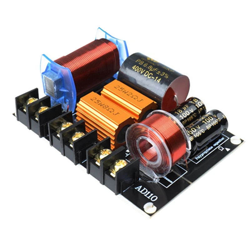 Two Way Hifi Speaker Crossover Stage Performance High Power Frequency Divider General Fever Household Speaker High-End DIY
Two Way Hifi Speaker Crossover Stage Performance High Power Frequency Divider General Fever Household Speaker High-End DIY