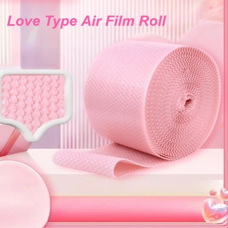 Розовая утолщенная противоударная хрупкая защитная упаковочная пленка Bubble Love в форме сердца
Розовая утолщенная противоударная хрупкая защитная упаковочная пленка Bubble Love в форме сердца
