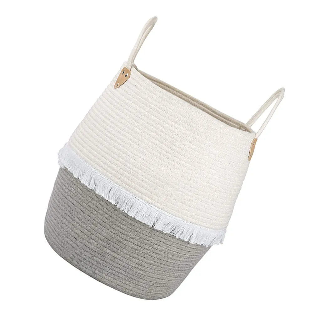 1Pcs Woven Storage Basket Handmade Cotton Rope Decorative Plant Basket for Home Office Bathroom Garden Multipurpose Sundries
1Pcs Woven Storage Basket Handmade Cotton Rope Decorative Plant Basket for Home Office Bathroom Garden Multipurpose Sundries