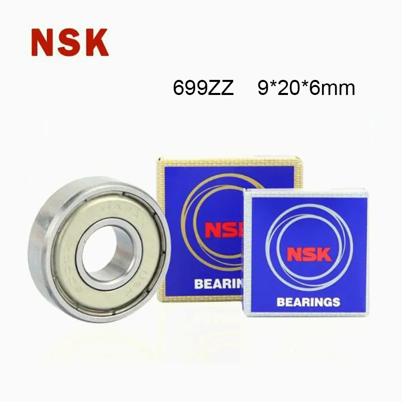 Origin Japan NSK Bearing 5/10pcs 699zz Bearing 699 699z Bearing Steel Deep Groove Ball Bearings 9*20*6mm Miniature Bearing
Origin Japan NSK Bearing 5/10pcs 699zz Bearing 699 699z Bearing Steel Deep Groove Ball Bearings 9*20*6mm Miniature Bearing