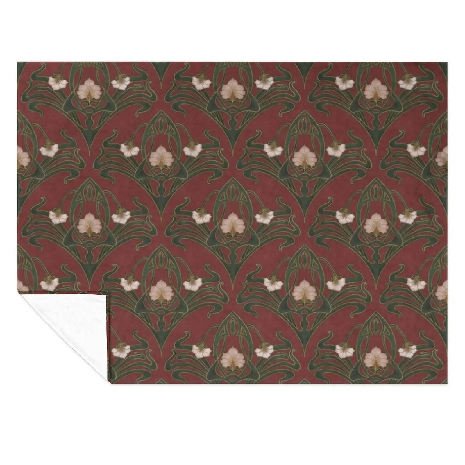Red Art Nouveau Wallpaper Throw Blanket Winter beds Blankets For Baby Cute funny gift Blankets 
Red Art Nouveau Wallpaper Throw Blanket Winter beds Blankets For Baby Cute funny gift Blankets