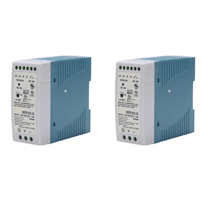 M12K-2X MDR-60 12 В 60 Вт Источник питания на DIN-рейку AC-DC Драйвер Регулятор напряжения Источник питания 110 В 220 В
M12K-2X MDR-60 12 В 60 Вт Источник питания на DIN-рейку AC-DC Драйвер Регулятор напряжения Источник питания 110 В 220 В