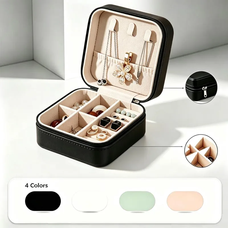 Mini Jewelry Organizer Woman Portable Jewelry Box Travel Earrings Necklace Ring Jewelry Organizer Display SSH01
Mini Jewelry Organizer Woman Portable Jewelry Box Travel Earrings Necklace Ring Jewelry Organizer Display SSH01