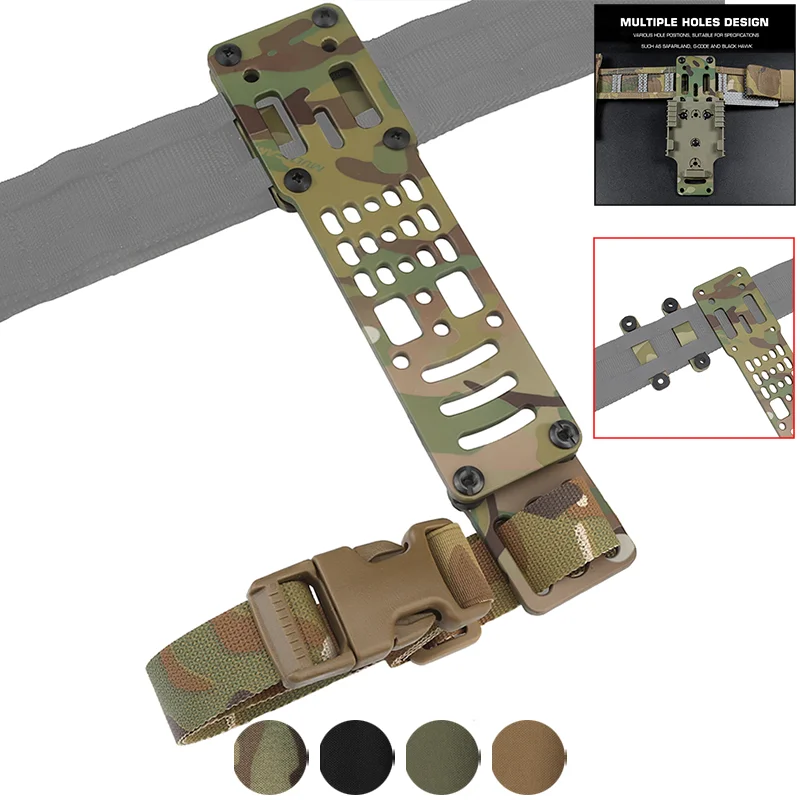 Metal Modular Pistol Holster Adapter QLS Platform Compatible Drop Leg Band 3 Hole Adjustable Quick Release Hunting Airsoft Gear
Metal Modular Pistol Holster Adapter QLS Platform Compatible Drop Leg Band 3 Hole Adjustable Quick Release Hunting Airsoft Gear