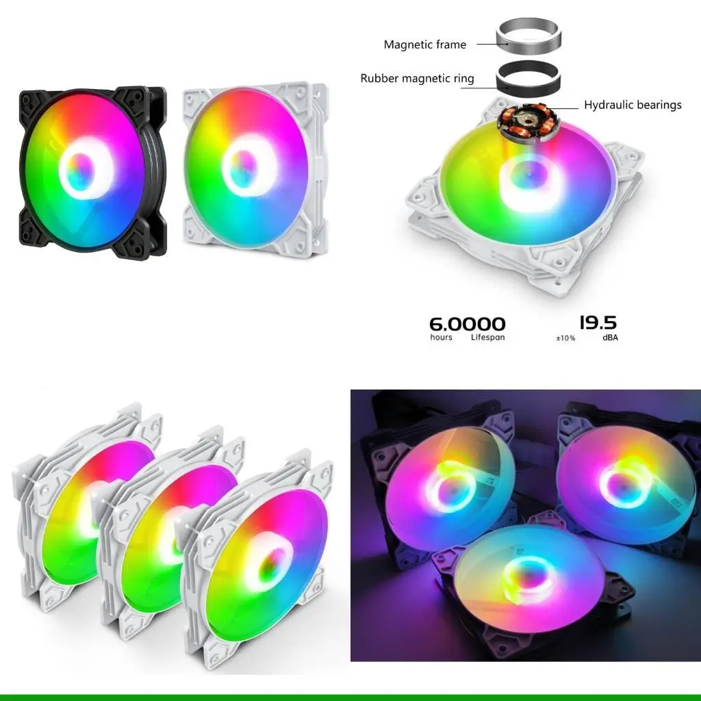 U55C Colorful 12CM 4Pin Chassis Fan for PC Cooling RGB Square Frame Fan High
U55C Colorful 12CM 4Pin Chassis Fan for PC Cooling RGB Square Frame Fan High