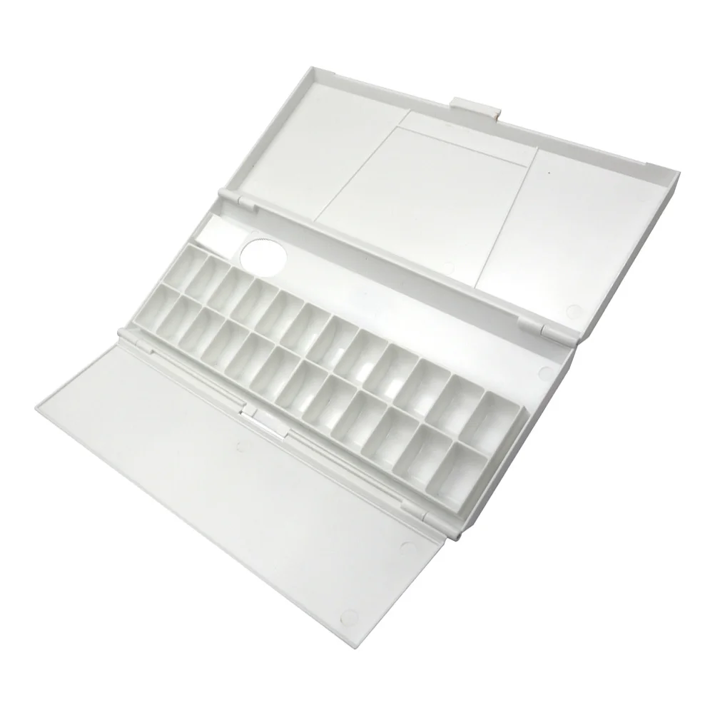 Palette Art Paint Boxes Empty Watercolor Holder Pan Case for Artists Students Clamshell Design Easy Open Close Lid Watercolor
Palette Art Paint Boxes Empty Watercolor Holder Pan Case for Artists Students Clamshell Design Easy Open Close Lid Watercolor