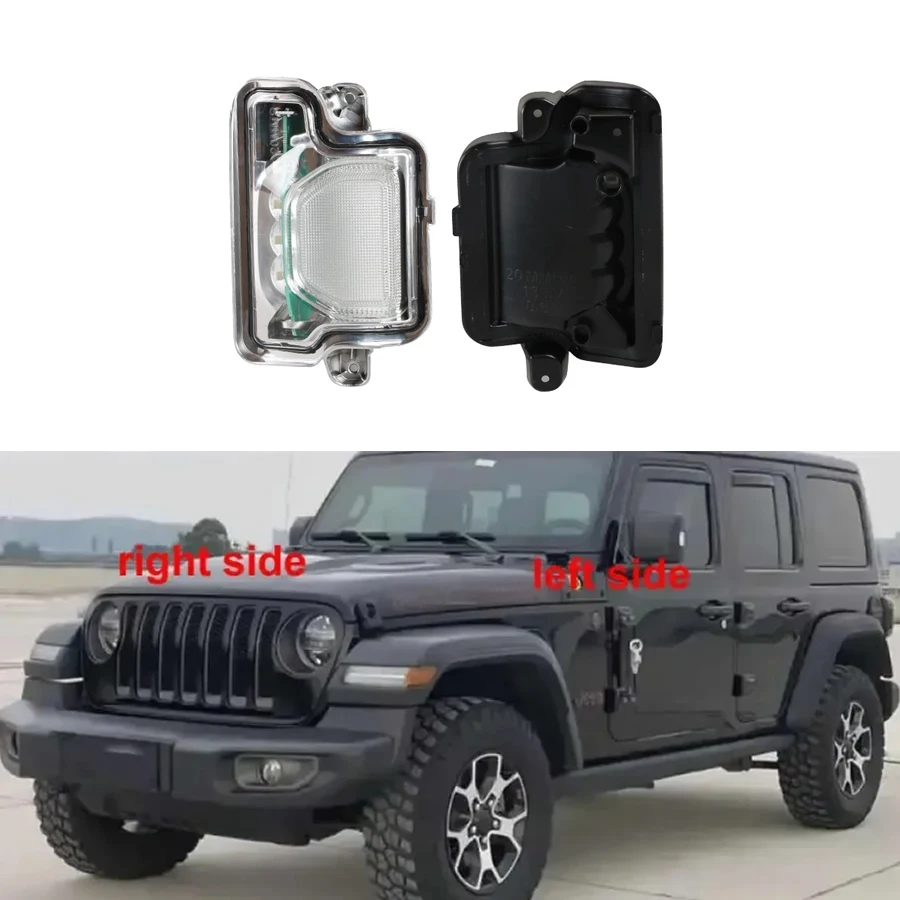 Для Jeep Wrangler 2018 2019 2020-2025 автомобильный габаритный фонарь дверное крыло зеркало заднего вида указатель поворота боковой фонарь
Для Jeep Wrangler 2018 2019 2020-2025 автомобильный габаритный фонарь дверное крыло зеркало заднего вида указатель поворота боковой фонарь