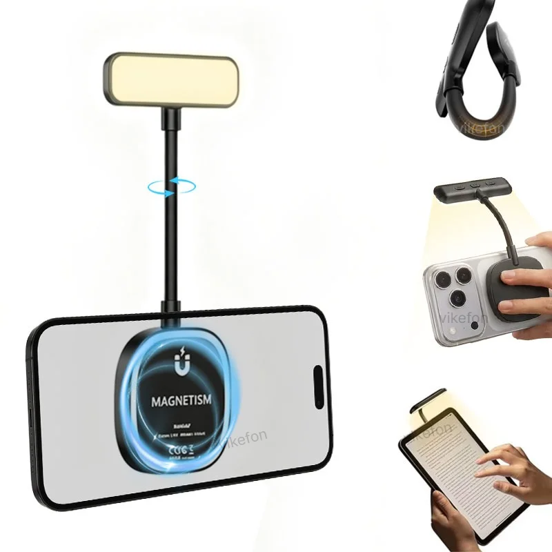 Adjustable 5-Level Color Temperature Magnetic Phone Flashes Selfie Fill Light for Magsafe iPhone 17~12 Vlog Reading Lights
Adjustable 5-Level Color Temperature Magnetic Phone Flashes Selfie Fill Light for Magsafe iPhone 17~12 Vlog Reading Lights