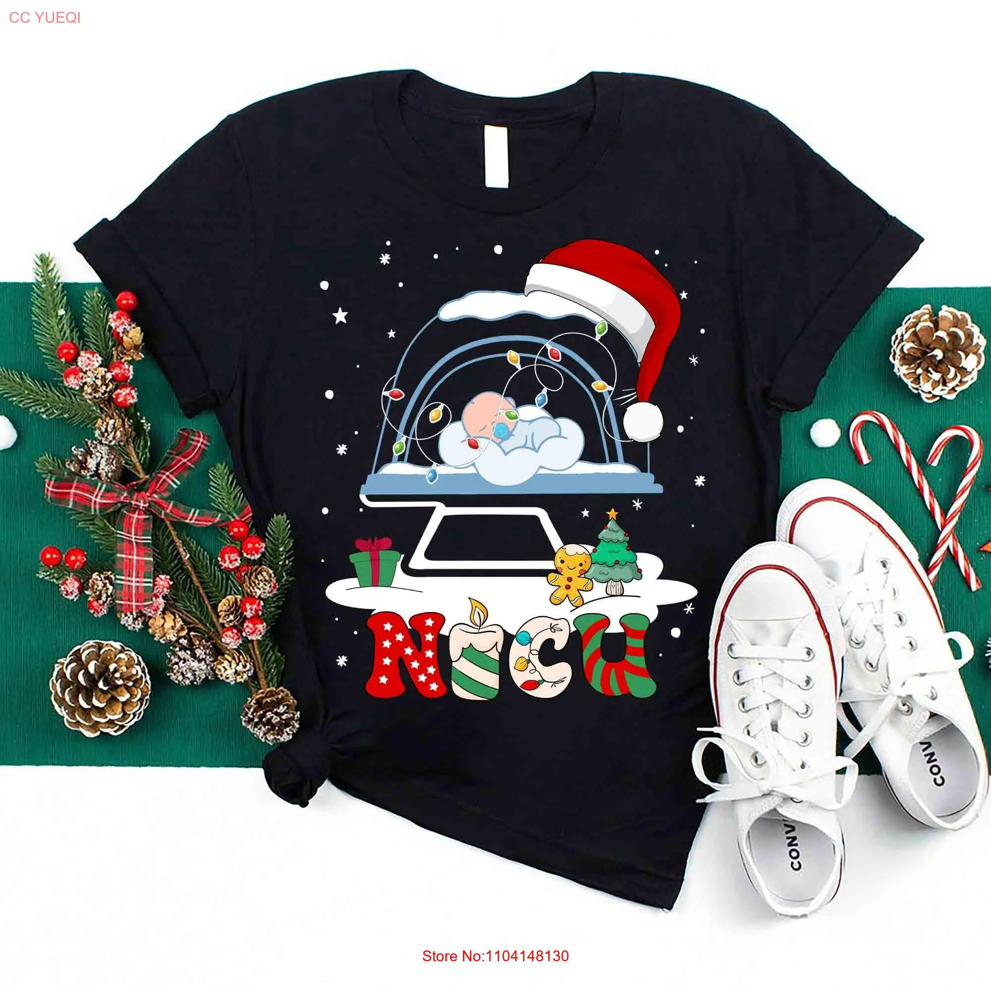 Neonatal Intensive Care Unit Baby T Shirt Christmas NICU ICU Nurse Xmas Rn Crew Newborn Nursery long or short sleeves
Neonatal Intensive Care Unit Baby T Shirt Christmas NICU ICU Nurse Xmas Rn Crew Newborn Nursery long or short sleeves