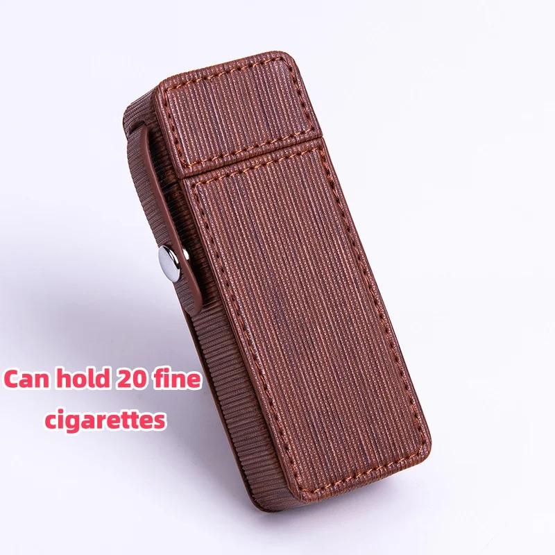 20 Slim And Long Women's Cigarette Box, Leather Anti Pressure Tobacco Box, Storage Box, Gift
20 Slim And Long Women's Cigarette Box, Leather Anti Pressure Tobacco Box, Storage Box, Gift