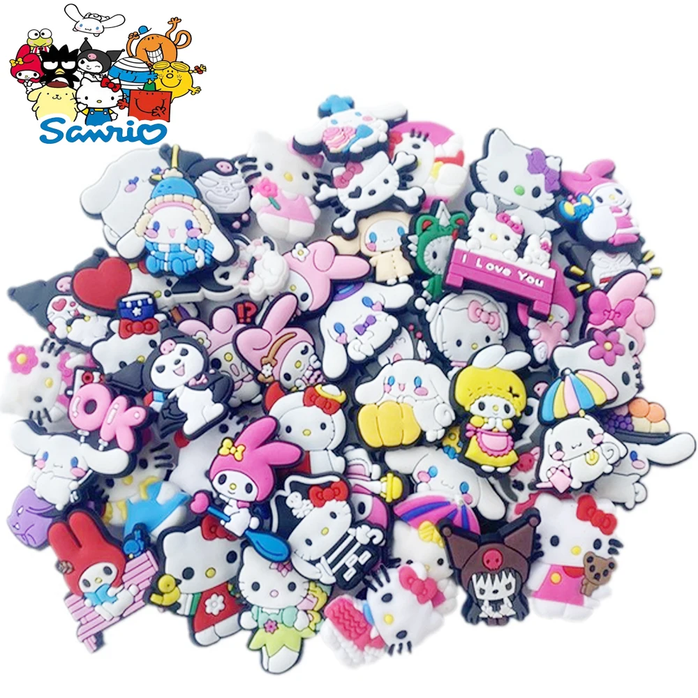 10Pcs Shoe Charms Kawaii Kuromi Cinnamoroll Melody Sandals Charms Decration DIY Sandals for Kids Gifts
10Pcs Shoe Charms Kawaii Kuromi Cinnamoroll Melody Sandals Charms Decration DIY Sandals for Kids Gifts