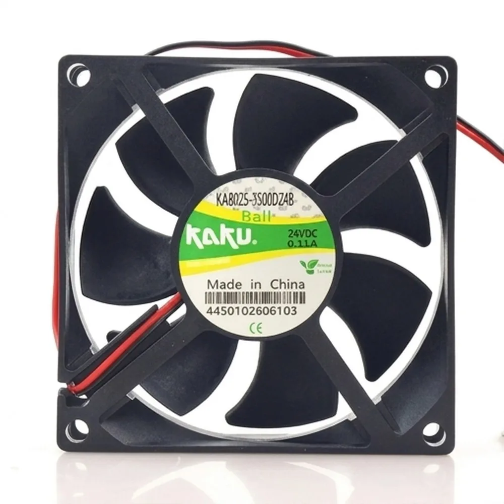For KAKU KA8025-3500D24B 24V 0.11A 2-Wire Inverter DC Cooling Fan
For KAKU KA8025-3500D24B 24V 0.11A 2-Wire Inverter DC Cooling Fan