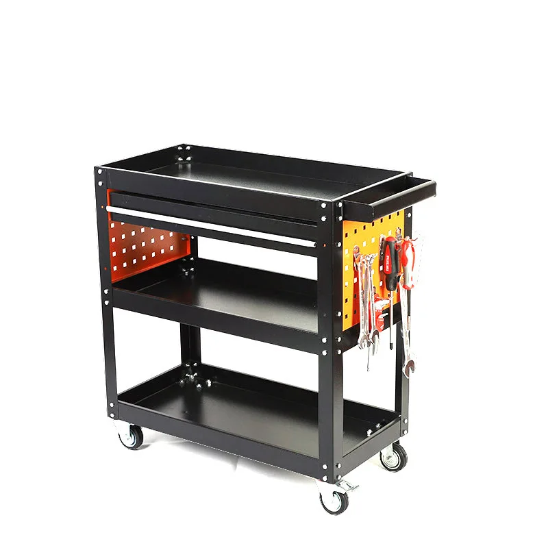 3-layer Rolling Tool Cart With Wheels Mechanical Tool Cart Industrial Utility Cart Large Capacity Garage Warehouse Tool 철제카트
3-layer Rolling Tool Cart With Wheels Mechanical Tool Cart Industrial Utility Cart Large Capacity Garage Warehouse Tool 철제카트