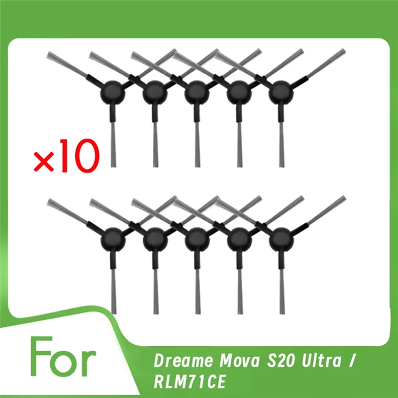 A98I-10 Pcs Side Brush For Dreame Mova S20 Ultra / RLM71CE Vacuum Cleaner Accessories Cleaner Parts Replacement
A98I-10 Pcs Side Brush For Dreame Mova S20 Ultra / RLM71CE Vacuum Cleaner Accessories Cleaner Parts Replacement