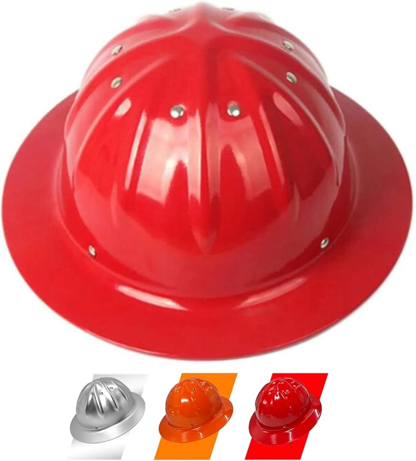 Aluminum Hard Hat Full Brim - Commercial Construction Safety Helmet
Aluminum Hard Hat Full Brim - Commercial Construction Safety Helmet