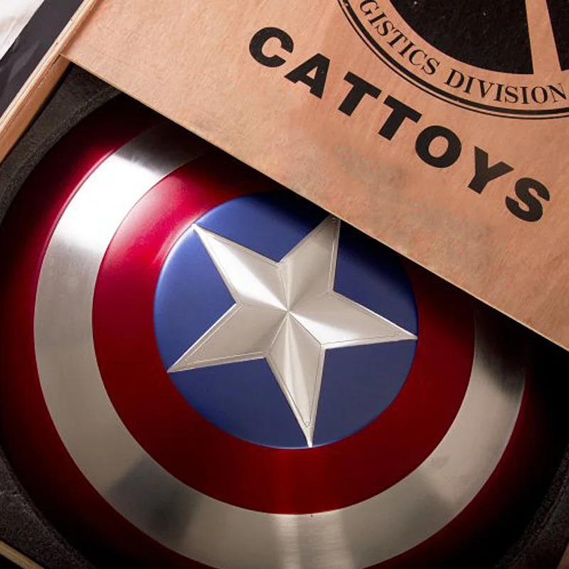 Captain America shield metal single-layer aluminum alloy primary color 1:1 paint adult or child toy falcon shield
Captain America shield metal single-layer aluminum alloy primary color 1:1 paint adult or child toy falcon shield