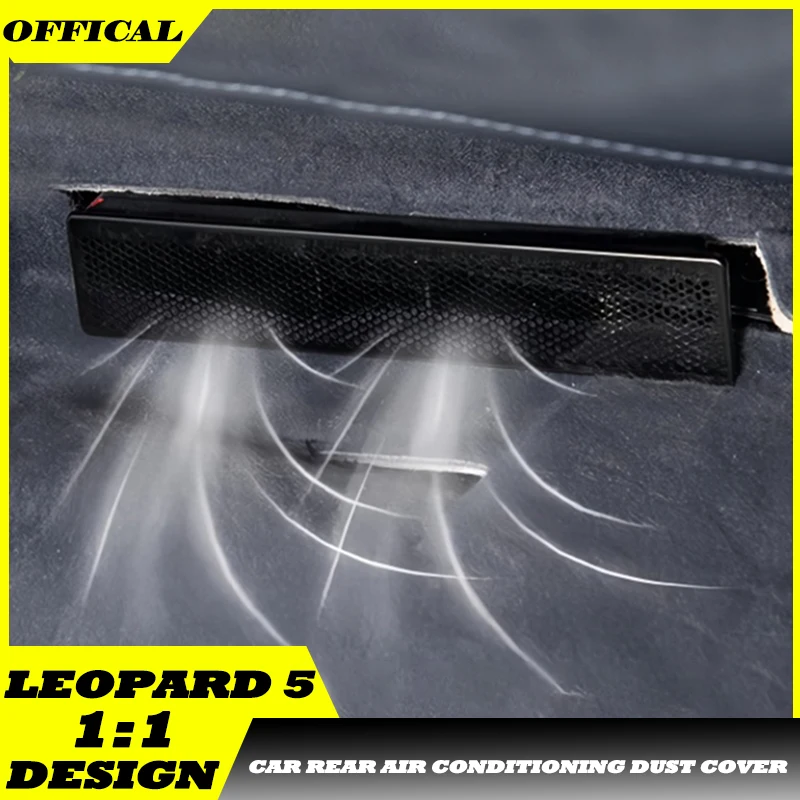 Car Rear Air Conditioning Dust Cover Fit for BYD Leopard 5 Modified Car Seat Under The Air Outlet Protection Cover Upgrade Parts
Car Rear Air Conditioning Dust Cover Fit for BYD Leopard 5 Modified Car Seat Under The Air Outlet Protection Cover Upgrade Parts