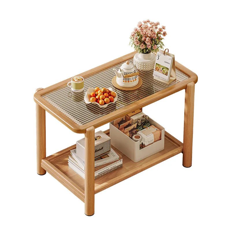 Sofa side side cabinet light luxury high-end solid wood living room home new bedside shelf double-layer small coffee table
Sofa side side cabinet light luxury high-end solid wood living room home new bedside shelf double-layer small coffee table