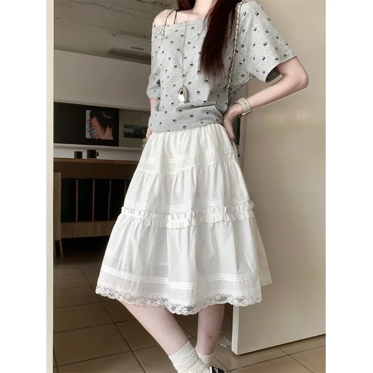 Балетная юбка-тортик с кружевной отделкой и высокой талией, женская трапециевидная юбка, лето 2025, новая утягивающая юбка Faion ort, корейская версия
Балетная юбка-тортик с кружевной отделкой и высокой талией, женская трапециевидная юбка, лето 2025, новая утягивающая юбка Faion ort, корейская версия