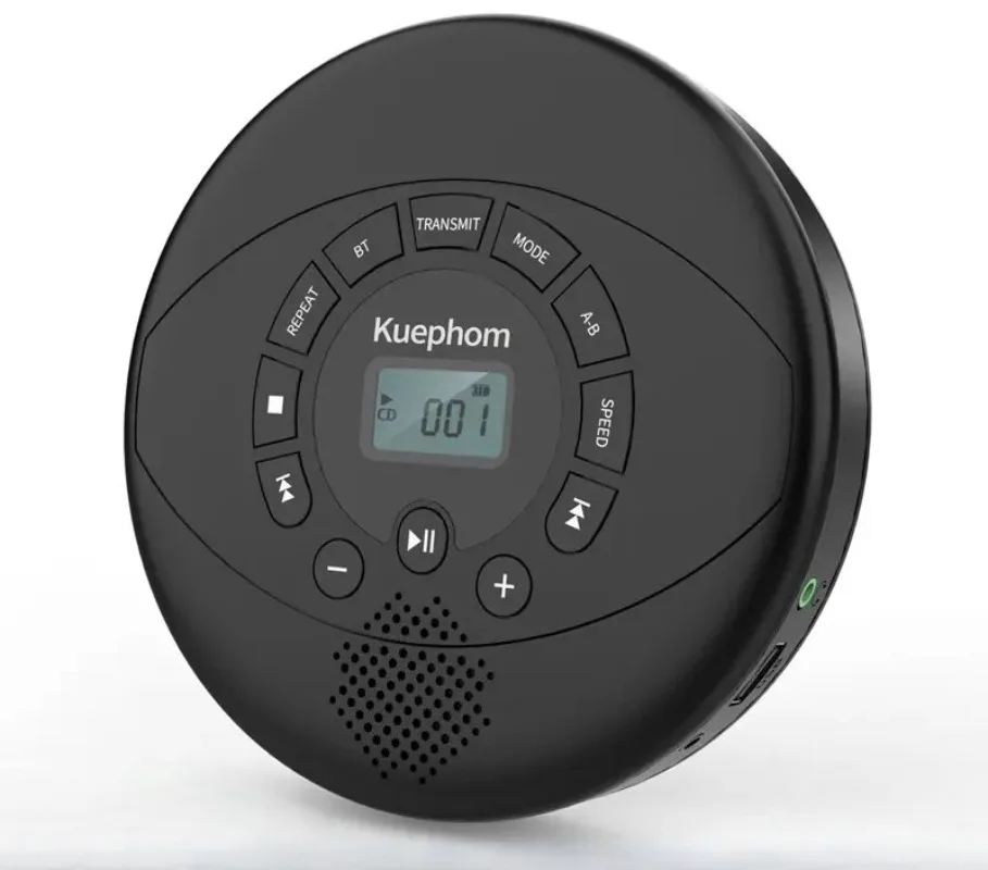 Portable CD Player Bluetooth Walkman Built in Speakers Rechargeable CD CD Player with USB/AUX/Headphone Port
Portable CD Player Bluetooth Walkman Built in Speakers Rechargeable CD CD Player with USB/AUX/Headphone Port