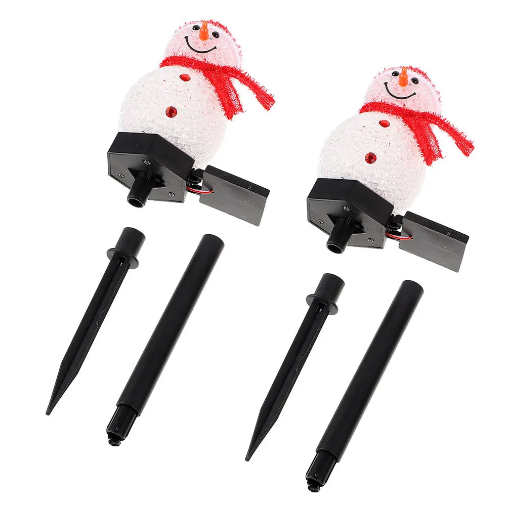 2 Pcs Garden Ornaments Outdoor Solar Lights Lanterns for Outdoors Snowman Christmas Decor
2 Pcs Garden Ornaments Outdoor Solar Lights Lanterns for Outdoors Snowman Christmas Decor