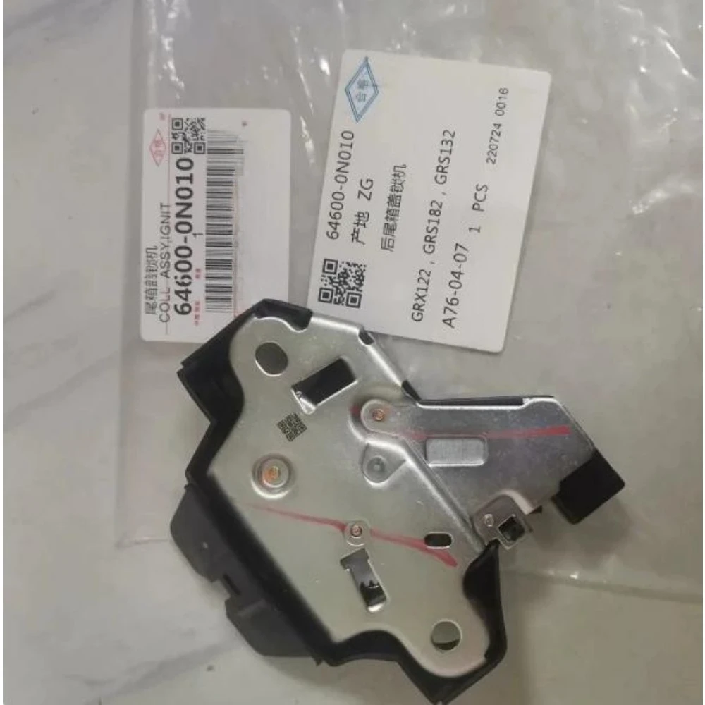Rear Trunk Latch for Toyota Corolla 64600-0N010 64600-02111 ABS Engineering Plastic
Rear Trunk Latch for Toyota Corolla 64600-0N010 64600-02111 ABS Engineering Plastic