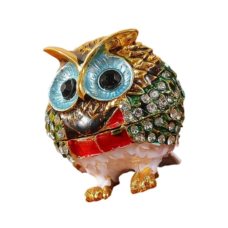 Органайзеры для драгоценностей «Сова» с отделениями, коробка из сплава, украшенная драгоценными камнями
Органайзеры для драгоценностей «Сова» с отделениями, коробка из сплава, украшенная драгоценными камнями