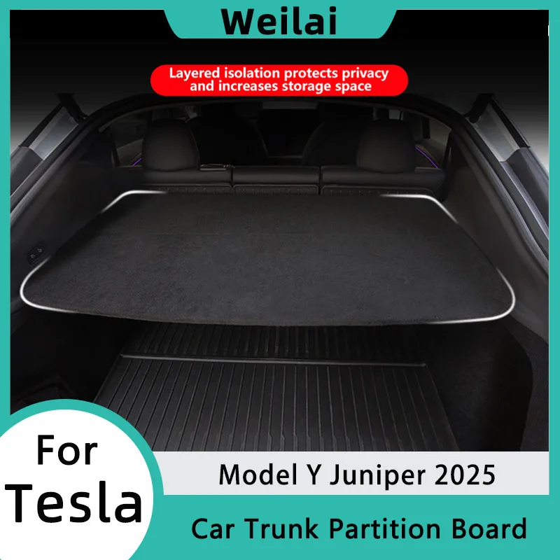 For Tesla Model Y Juniper 2025 Trunk Partition Board Rear Luggage Carrier Retractable Trunk Cargo Cover Curtain Car Accessories
For Tesla Model Y Juniper 2025 Trunk Partition Board Rear Luggage Carrier Retractable Trunk Cargo Cover Curtain Car Accessories