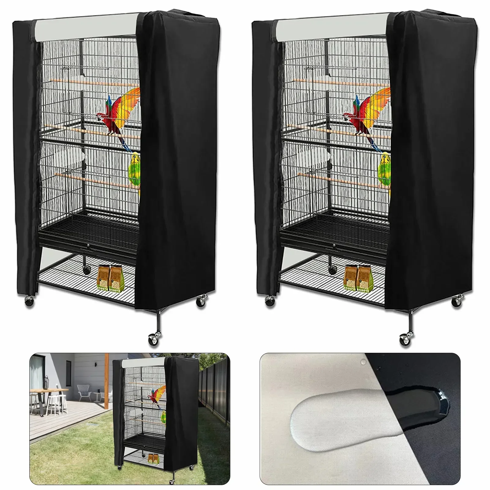 Protector Washable Shade Shield Cage Black-out Breathable Universal Birdcage Parrot Bird Cover Guard
Protector Washable Shade Shield Cage Black-out Breathable Universal Birdcage Parrot Bird Cover Guard