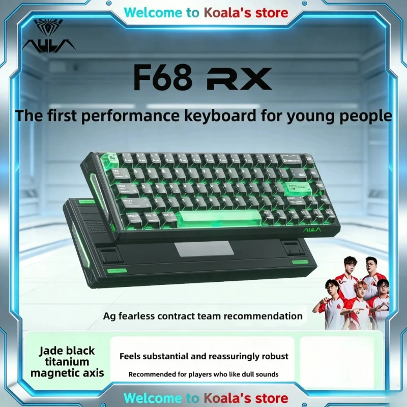 AULA Nova98 Mechanical Keyboard Wireless Tri Mode Dual 8000HZ with Fun Display Screen Hot Swap Low Latency Gaming Keyboard
AULA Nova98 Mechanical Keyboard Wireless Tri Mode Dual 8000HZ with Fun Display Screen Hot Swap Low Latency Gaming Keyboard