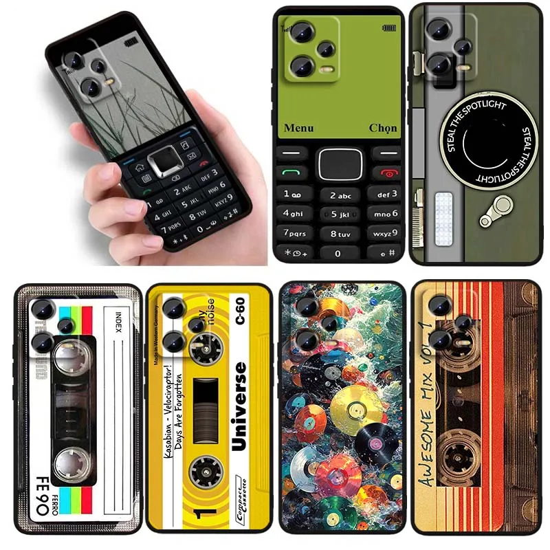 Recording tape pattern Phone Case For Xiaomi Redmi Note 14 13 12 12S 11E 11 11S 11T Pro Plus 4G 5G Black Soft TPU Cover
Recording tape pattern Phone Case For Xiaomi Redmi Note 14 13 12 12S 11E 11 11S 11T Pro Plus 4G 5G Black Soft TPU Cover