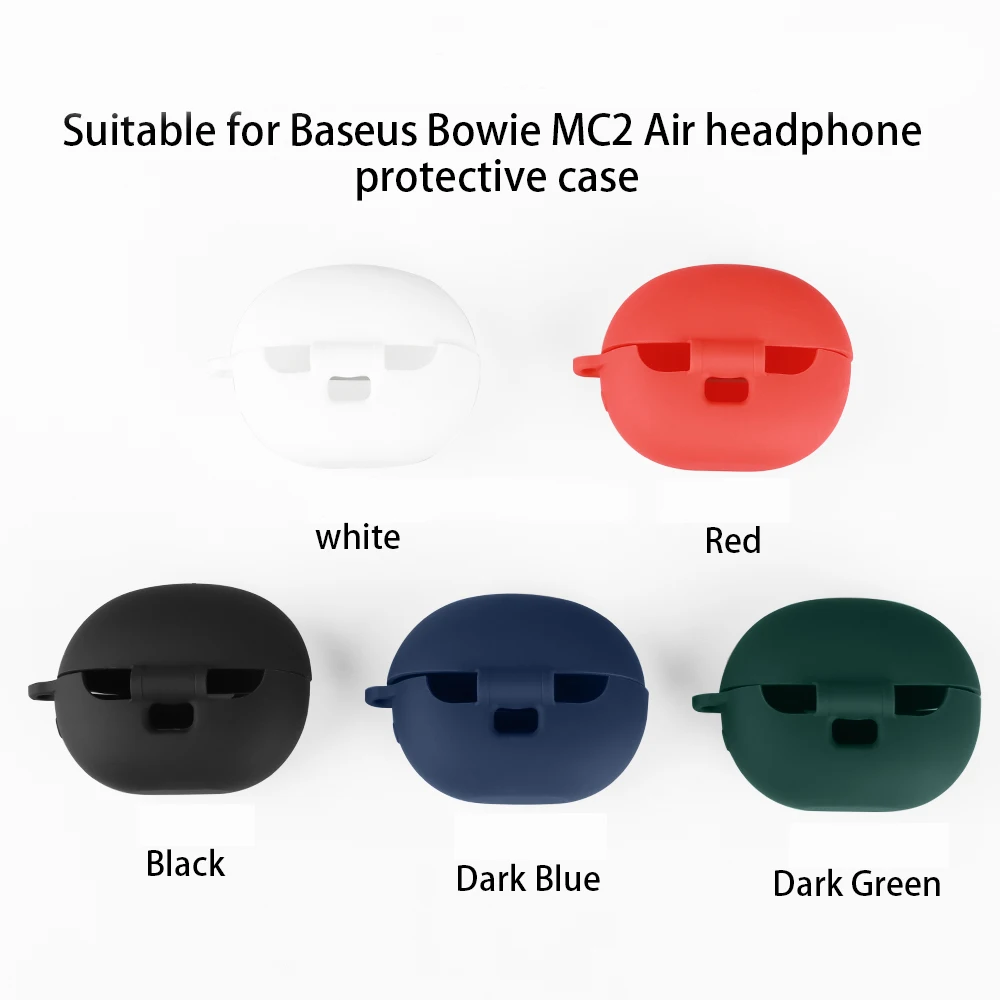 for Bowie MC2 Air Wireless Earbuds Cover Silicone Soft Case for Baseus Bowie MC2 Air Shockproof Protective Sleeve Black Red
for Bowie MC2 Air Wireless Earbuds Cover Silicone Soft Case for Baseus Bowie MC2 Air Shockproof Protective Sleeve Black Red