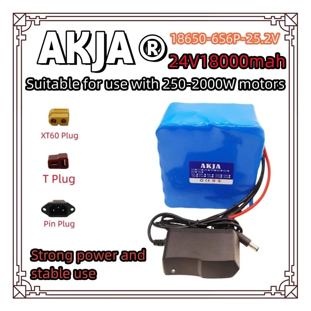 Air fast transportation18650lithium battery pack24V25.2V battery6S6P 18AH suitable for 250-2000W motor new full capacity+charger
Air fast transportation18650lithium battery pack24V25.2V battery6S6P 18AH suitable for 250-2000W motor new full capacity+charger