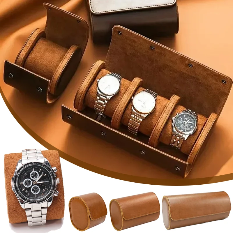 Watchs Roll Travel Case Watch Box Organizer for Men with 1/2/3 Slots Watchs Display Storage Portable Watch Roll PU Leather Cases
Watchs Roll Travel Case Watch Box Organizer for Men with 1/2/3 Slots Watchs Display Storage Portable Watch Roll PU Leather Cases
