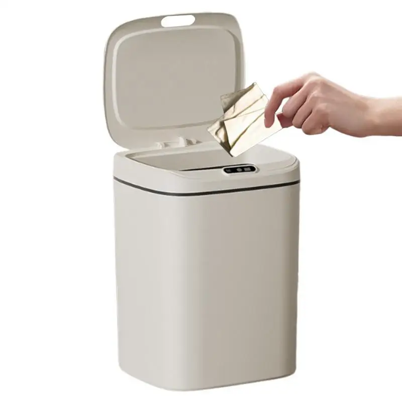 Smart Trash Bin Automatic Garbage Can For Bathroom Motion Sensor Garbage Bin Large Capacity Trash Can With Lid For Bedroom Study
Smart Trash Bin Automatic Garbage Can For Bathroom Motion Sensor Garbage Bin Large Capacity Trash Can With Lid For Bedroom Study