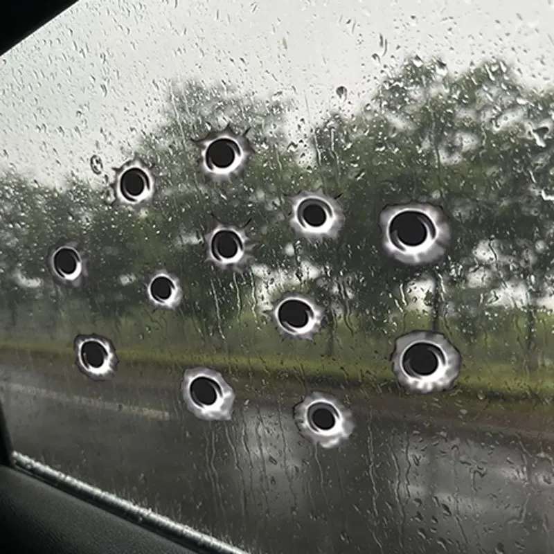 1set Bullet Hole Vinyl Stickers, Waterproof Prank Decals for Motorcycle Helmet Car Cup Laptop
1set Bullet Hole Vinyl Stickers, Waterproof Prank Decals for Motorcycle Helmet Car Cup Laptop
