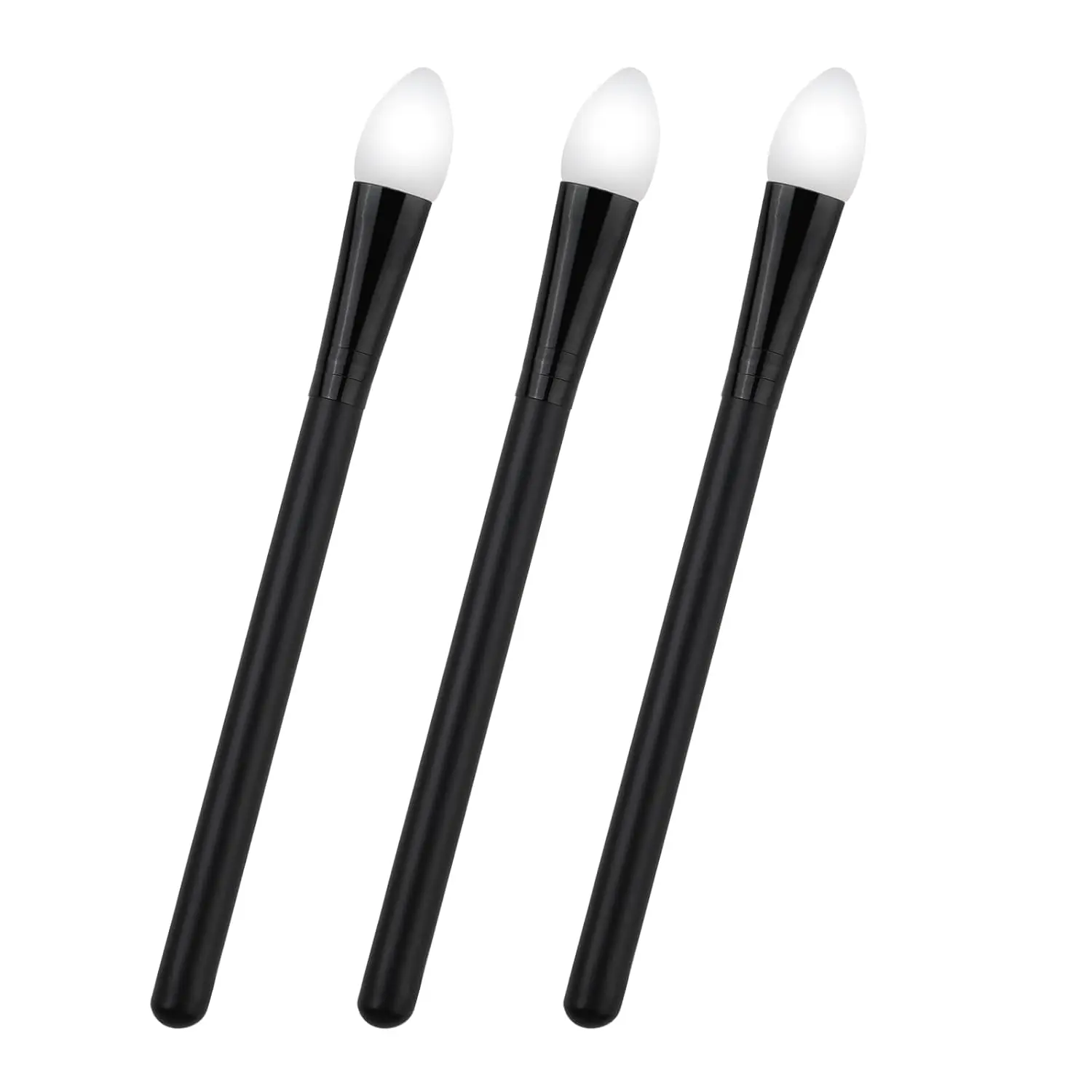 3 Pcs Silicone Makeup Applicator Brushes for Eyeshadow Lipstick Cream Shadow Application
3 Pcs Silicone Makeup Applicator Brushes for Eyeshadow Lipstick Cream Shadow Application