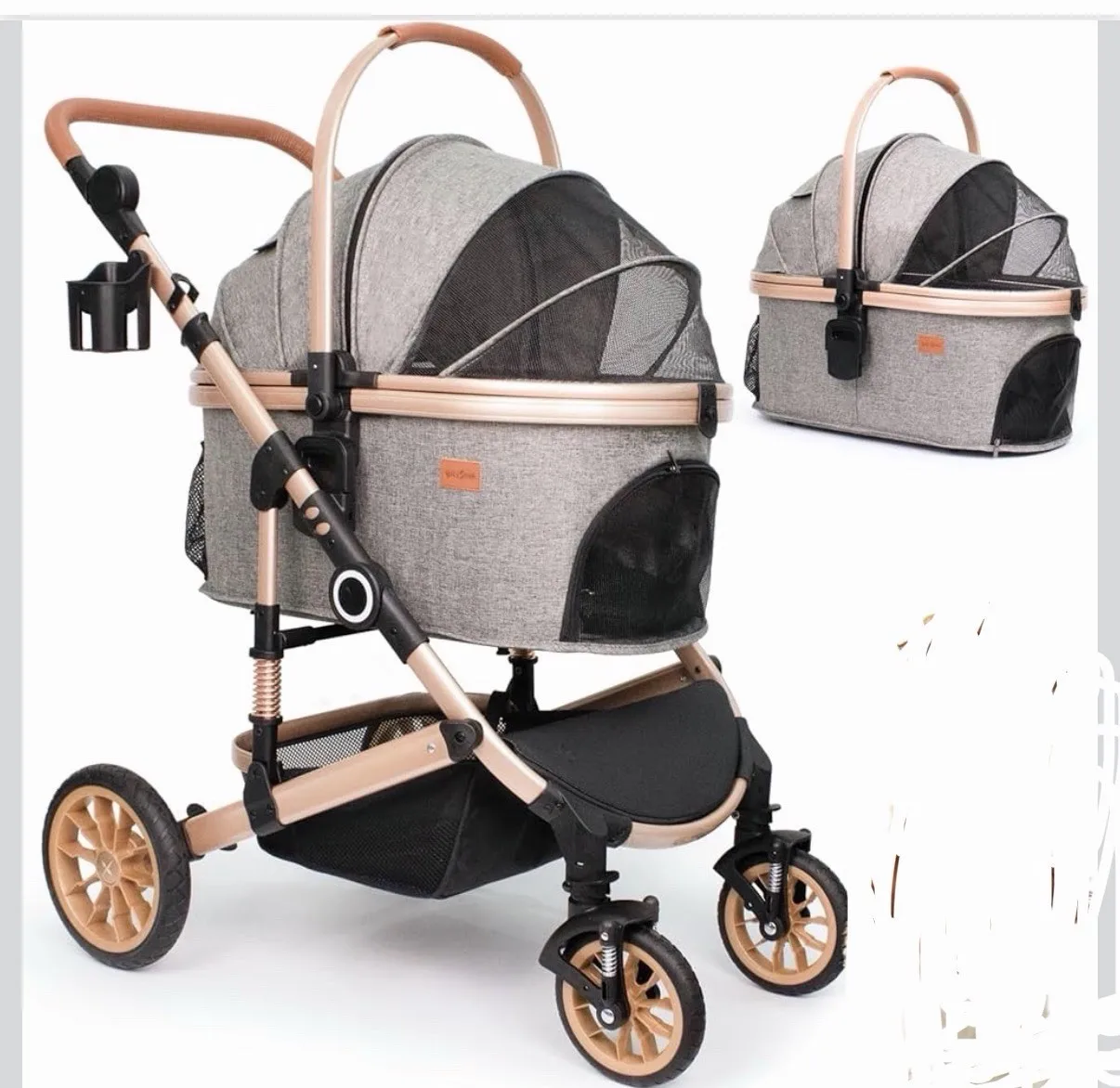 Коляска для собак Bicystar для средних пород. Съемные резиновые колеса для переноски. Автокресло
Коляска для собак Bicystar для средних пород. Съемные резиновые колеса для переноски. Автокресло