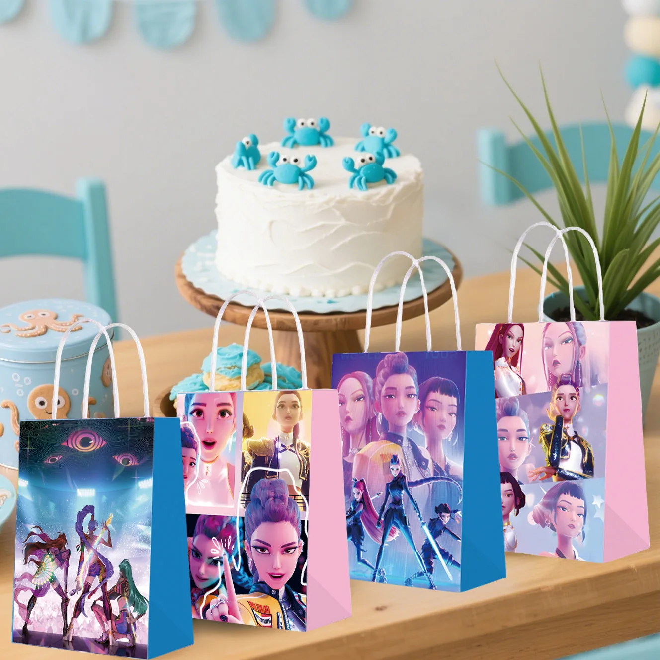 K-Pop Girl Group Anime Character Cartoon Peripheral Tote Bags & Paper Bags, Sealed Candy and Small Gift Bags for Holiday Parties
K-Pop Girl Group Anime Character Cartoon Peripheral Tote Bags & Paper Bags, Sealed Candy and Small Gift Bags for Holiday Parties