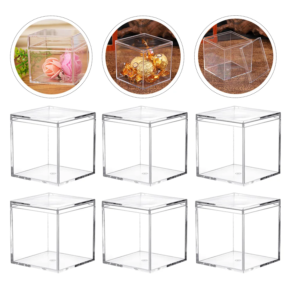 10Pcs Square Acrylic Boxes Gift Container Plastic Candy Bag Party Candy Bag Gift Packing Box Transparent Jewelry Storage Display
10Pcs Square Acrylic Boxes Gift Container Plastic Candy Bag Party Candy Bag Gift Packing Box Transparent Jewelry Storage Display