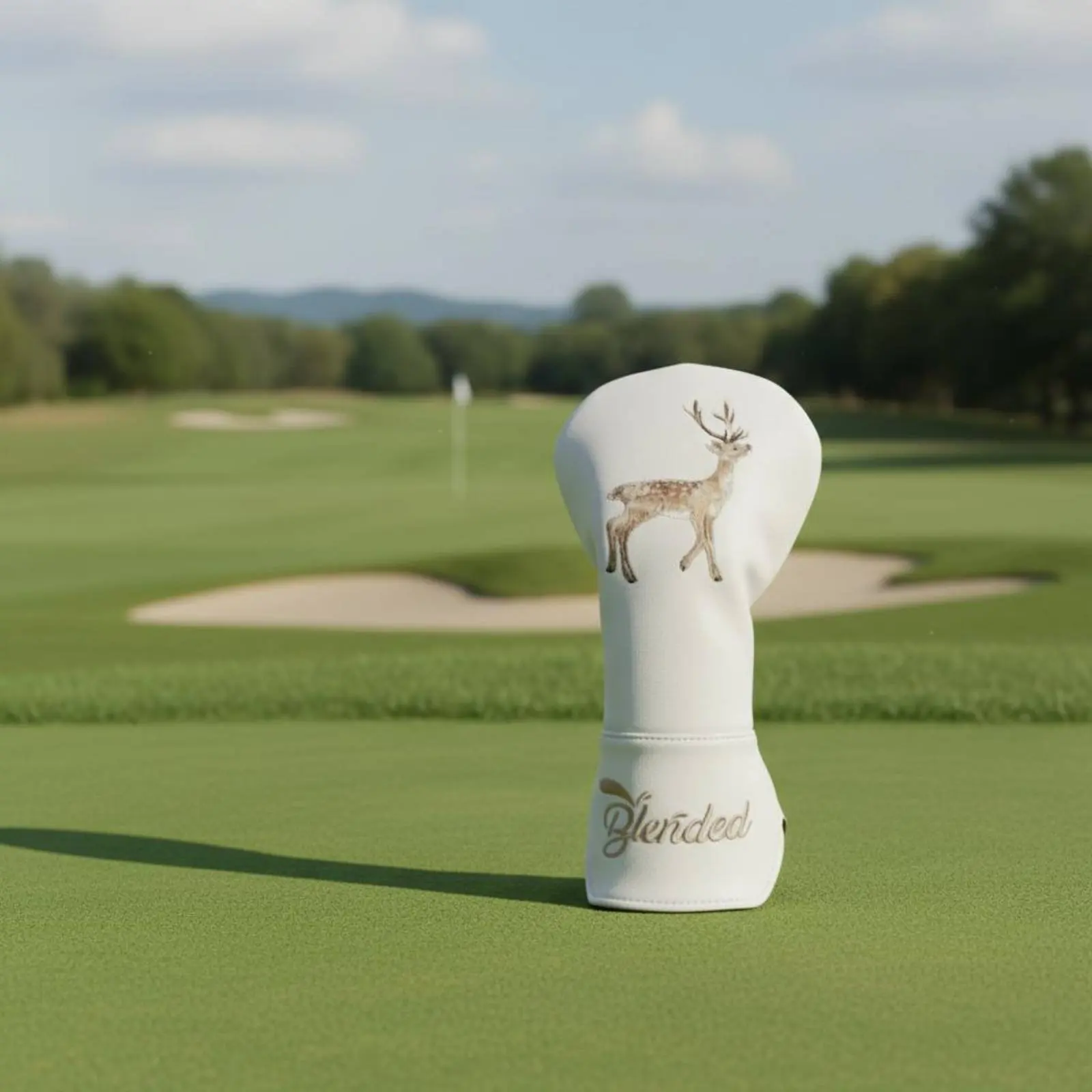Embroidered Deer Headcover Synthetic Leather Course Wood Cover Golf Driver Cover Easy to Clean for Golfers
Embroidered Deer Headcover Synthetic Leather Course Wood Cover Golf Driver Cover Easy to Clean for Golfers