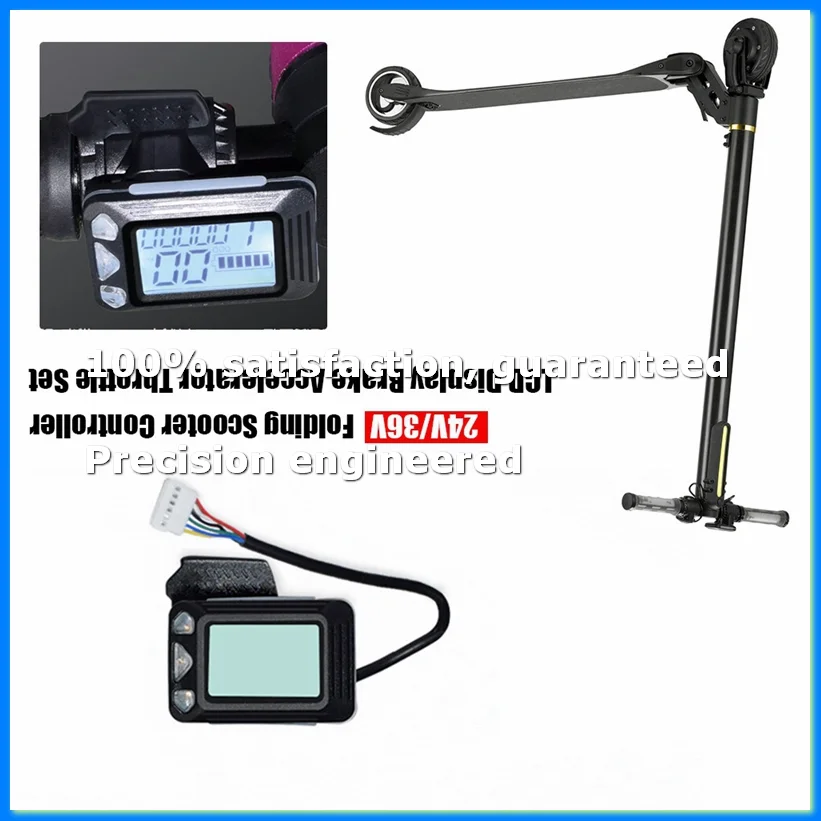 36V 350W Folding Scooter Controller Kit Electric Scooter Controller LCD Display Brake Accelerator Throttle Set-A07G
36V 350W Folding Scooter Controller Kit Electric Scooter Controller LCD Display Brake Accelerator Throttle Set-A07G