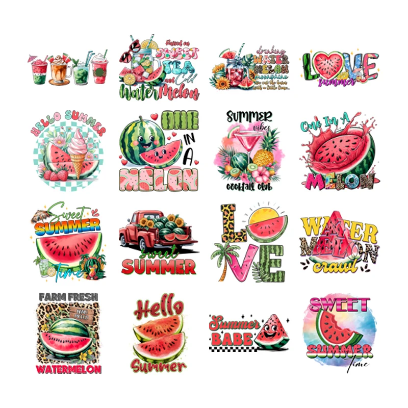 Fashion Vibrant Fruit Heat Transfer Prints Summer Ice Drink Watermelon Text for DIY Customization and Unique Apparel Decoration
Fashion Vibrant Fruit Heat Transfer Prints Summer Ice Drink Watermelon Text for DIY Customization and Unique Apparel Decoration