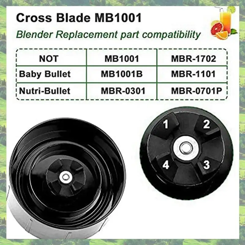 A59Z-4X Cross Blade Replacement Part Compatible For Magic-Bullet (250W, MB1001 Series) Blade Stainless Steel Cross Blade
A59Z-4X Cross Blade Replacement Part Compatible For Magic-Bullet (250W, MB1001 Series) Blade Stainless Steel Cross Blade