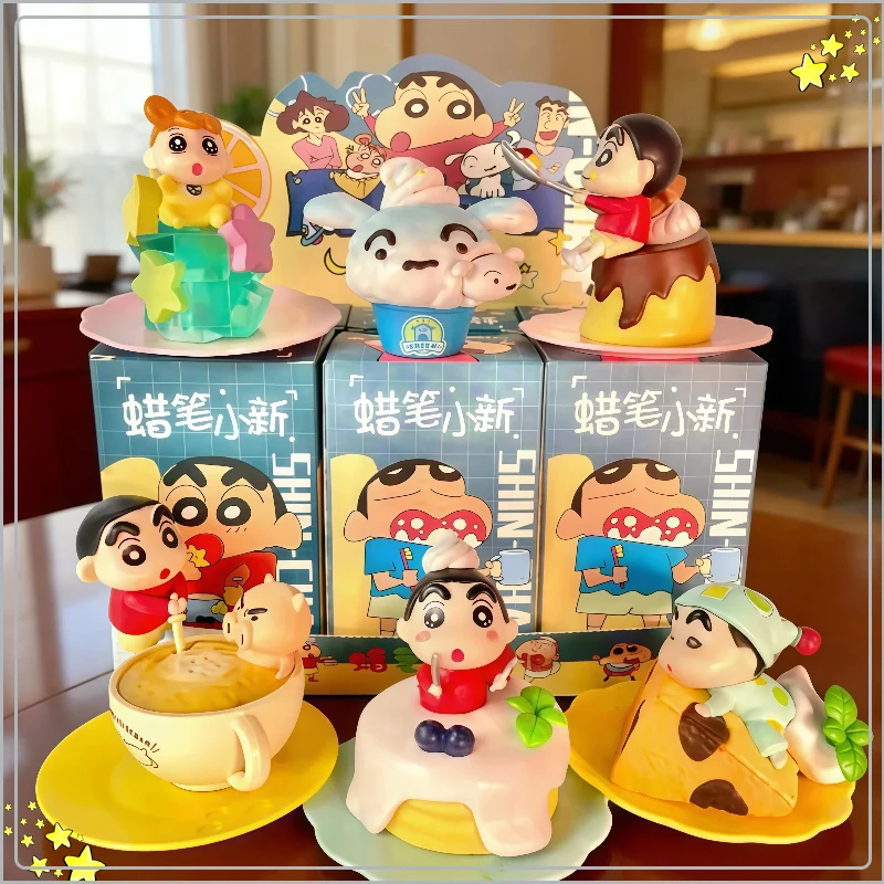 Shin-Chan Dessert Cake Dessert Theme Series Trendy Play Blind Box Cute Anime Cartoon Character Collection Toy Decoration Gift
Shin-Chan Dessert Cake Dessert Theme Series Trendy Play Blind Box Cute Anime Cartoon Character Collection Toy Decoration Gift